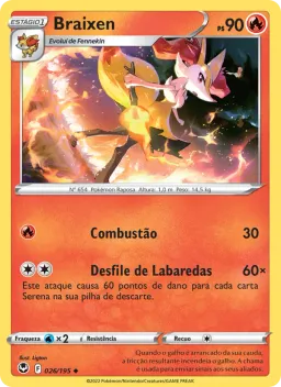 Braixen 026 Tempestade Prateada