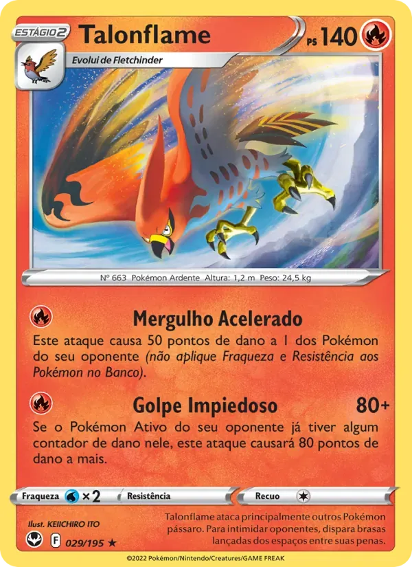 Talonflame 029/195 Tempestade Prateada