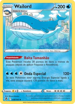 Wailord 038 Tempestade Prateada