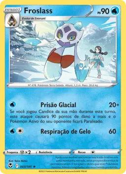 Froslass 043 Tempestade Prateada
