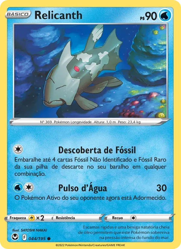Relicanth 044/195 Tempestade Prateada