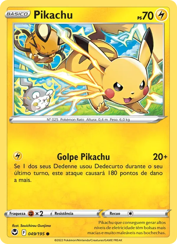 Pikachu 049/195 Tempestade Prateada