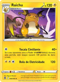 Raichu 050 Tempestade Prateada