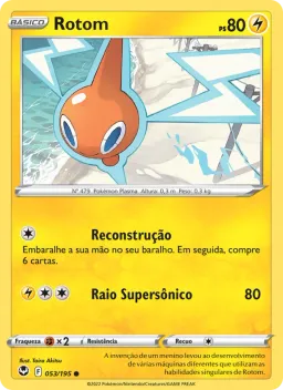 Rotom 053 Tempestade Prateada