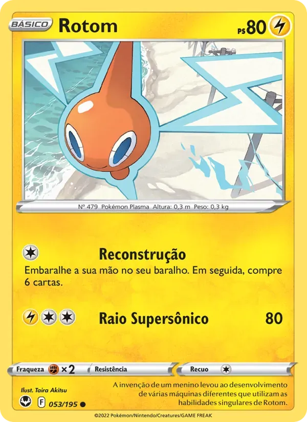 Rotom 053/195 Tempestade Prateada