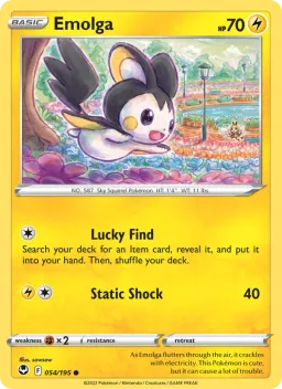 Emolga 054 Tempestade Prateada
