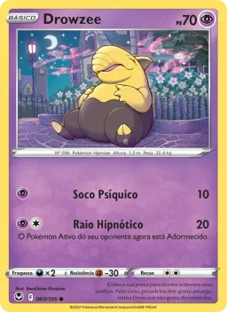 Drowzee 060 Tempestade Prateada