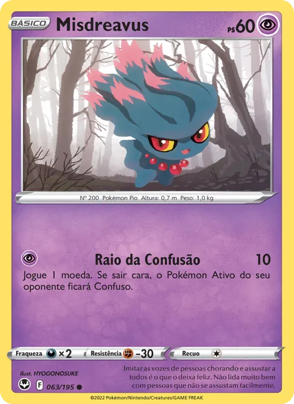 Misdreavus 063/195 Tempestade Prateada