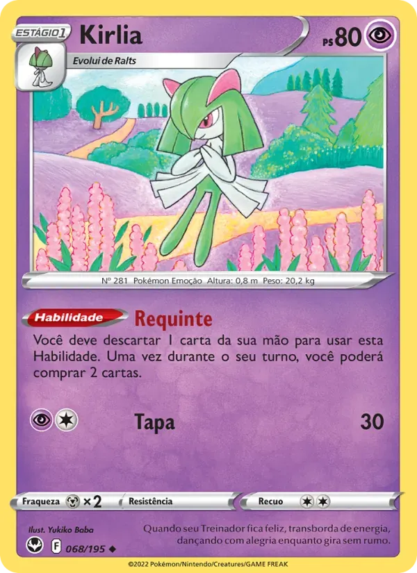 Kirlia 068/195 Tempestade Prateada