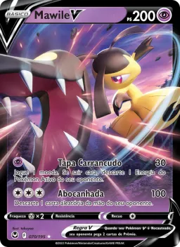 Mawile V 070 Tempestade Prateada