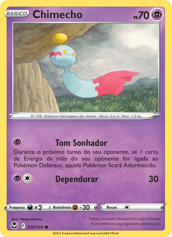 Chimecho 074/195 Tempestade Prateada