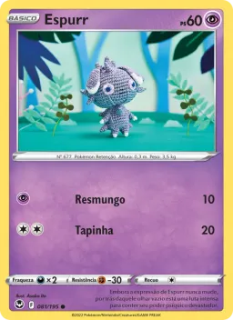 Espurr 081 Tempestade Prateada