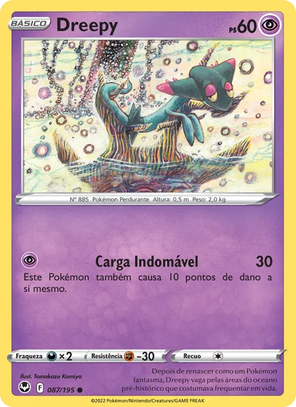 Dreepy 087/195 Tempestade Prateada