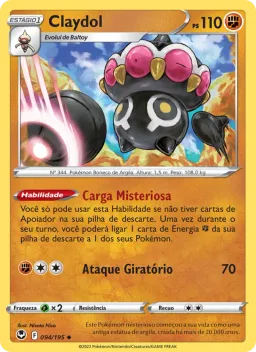Claydol 094 Tempestade Prateada