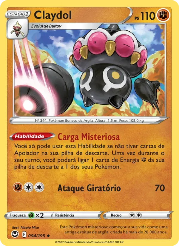 Claydol 094/195 Tempestade Prateada