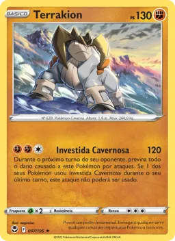 Terrakion 097 Tempestade Prateada