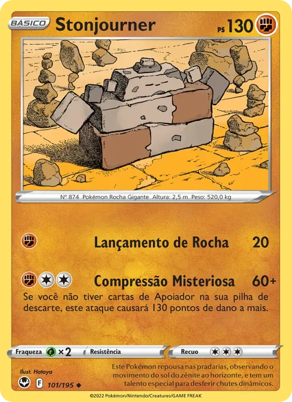 Stonjourner 101/195 Tempestade Prateada