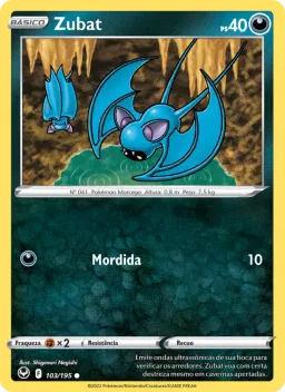 Zubat 103 Tempestade Prateada
