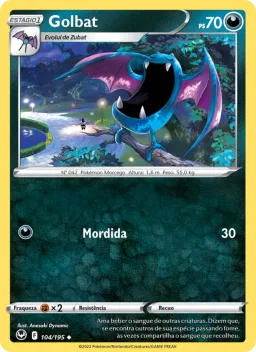 Golbat 104 Tempestade Prateada