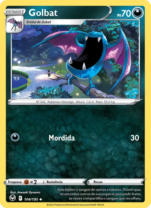 Golbat 104/195 Tempestade Prateada