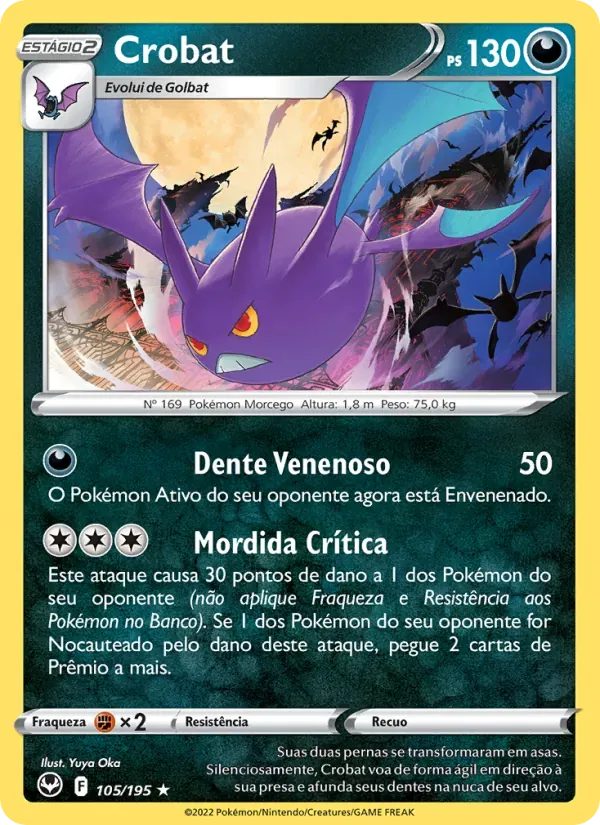 Crobat 105/195 Tempestade Prateada