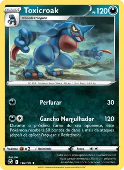 Toxicroak 110 Tempestade Prateada