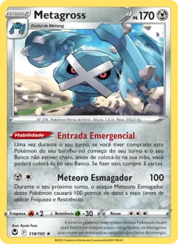 Metagross 119 Tempestade Prateada