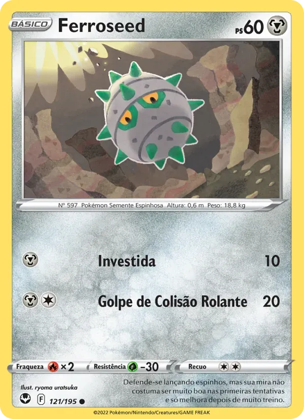 Ferroseed 121/195 Tempestade Prateada