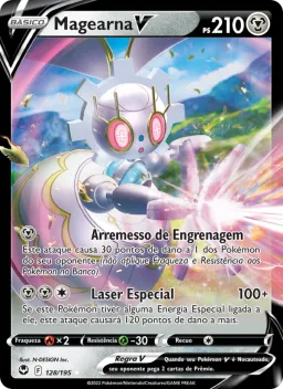 Magearna V 128 Tempestade Prateada