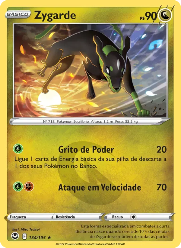 Zygarde 134/195 Tempestade Prateada