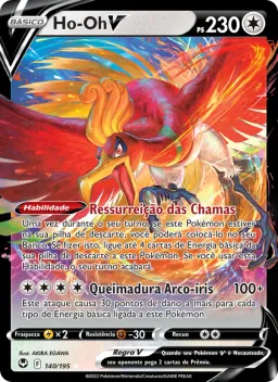 Ho-Oh V 140 Tempestade Prateada