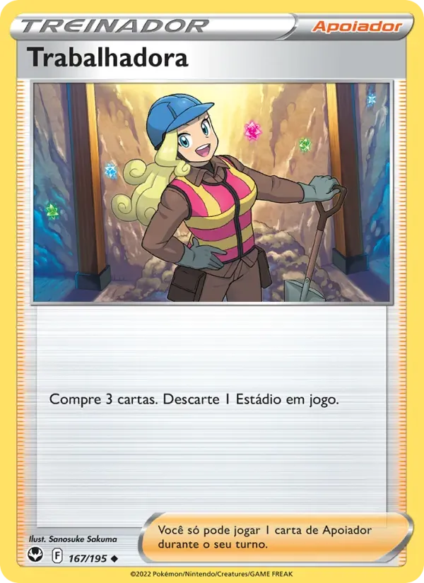 Trabalhadora 167/195 Tempestade Prateada