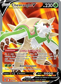 Chesnaught V 171 Tempestade Prateada