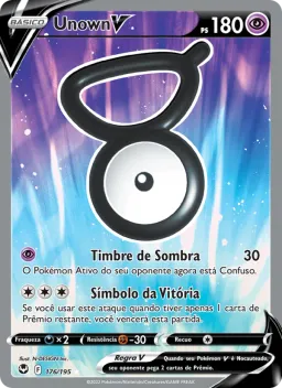 Unown V 176 Tempestade Prateada