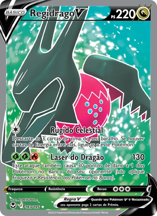 Regidrago V 183/195 Tempestade Prateada