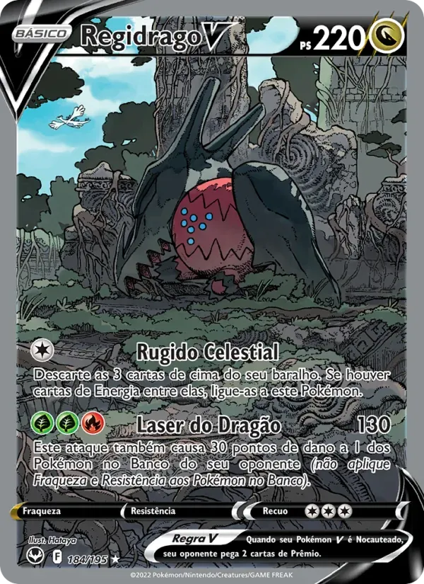 Regidrago V 184/195 Tempestade Prateada