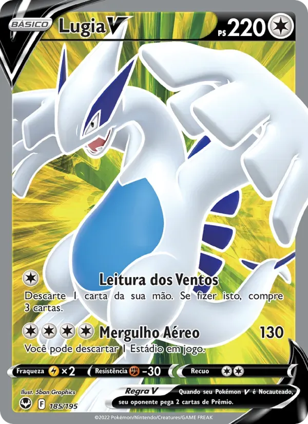 Lugia V 185/195 Tempestade Prateada