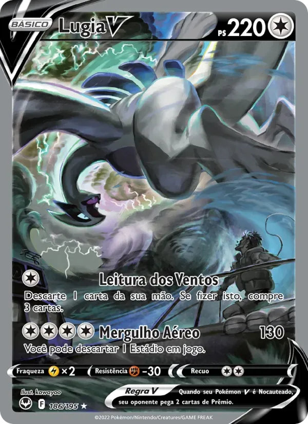 Lugia V 186/195 Tempestade Prateada
