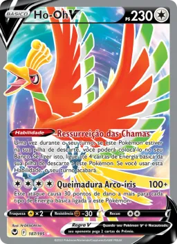 Ho-Oh V 187 Tempestade Prateada