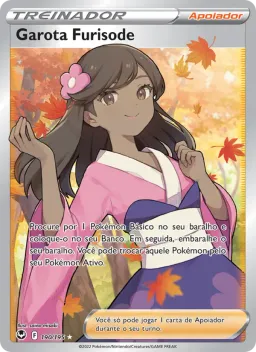 Garota Furisode 190 Tempestade Prateada