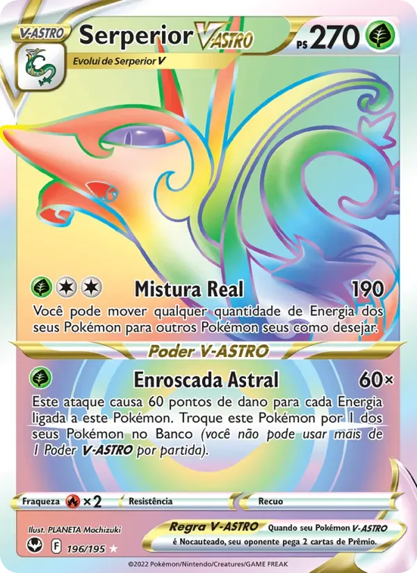 Serperior V-ASTRO 196/195 Tempestade Prateada