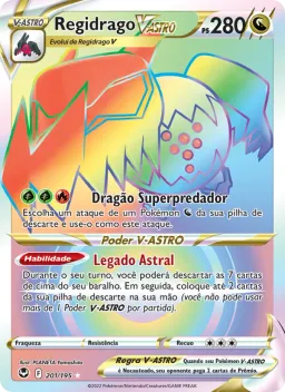Regidrago V-ASTRO 201 Tempestade Prateada