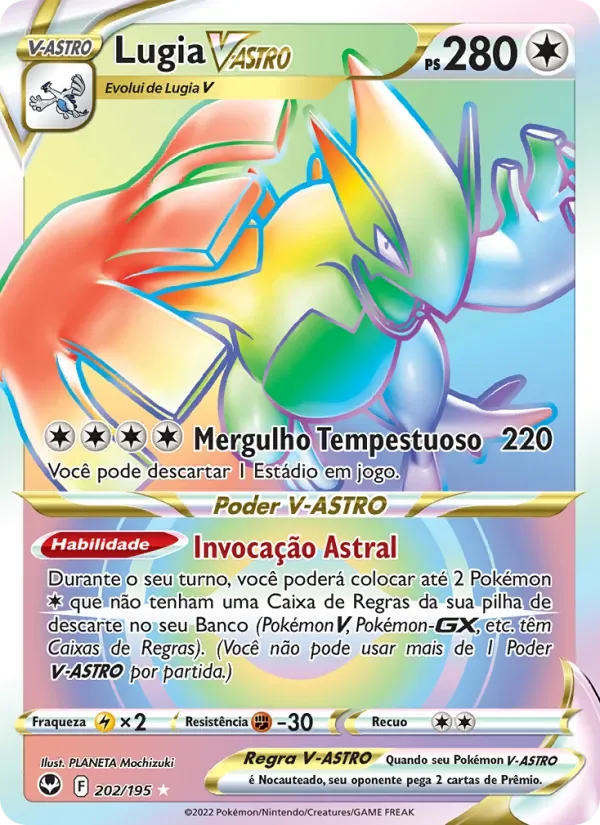 Lugia V-ASTRO 202/195 Tempestade Prateada