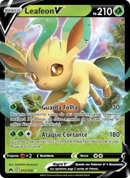 Leafeon V 013 Realeza Absoluta