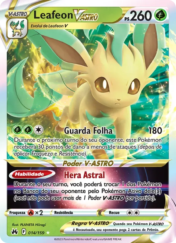 Leafeon V-ASTRO 014/159 Realeza Absoluta