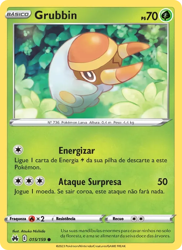 Grubbin 015/159 Realeza Absoluta