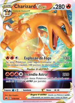 Charizard V-ASTRO 019 Realeza Absoluta