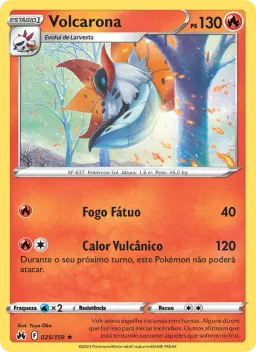 Volcarona 025 Realeza Absoluta