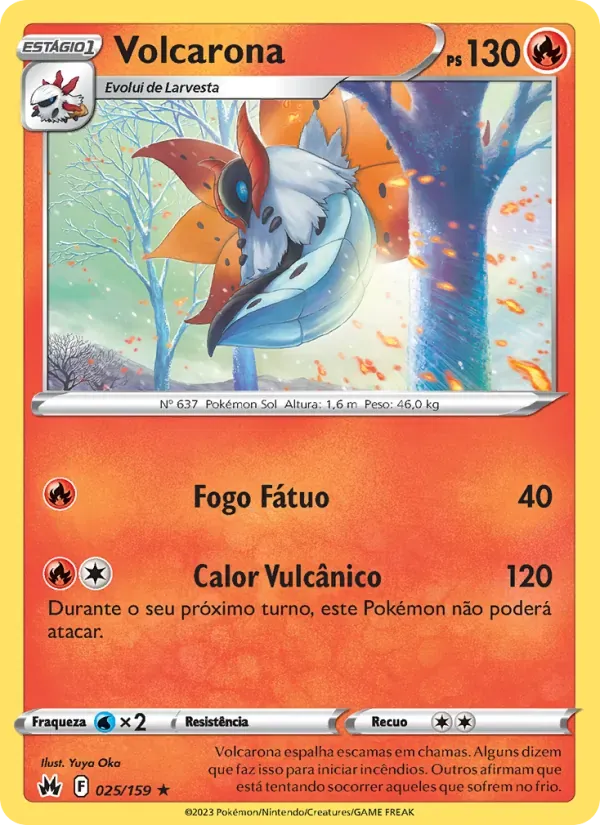 Volcarona 025/159 Realeza Absoluta