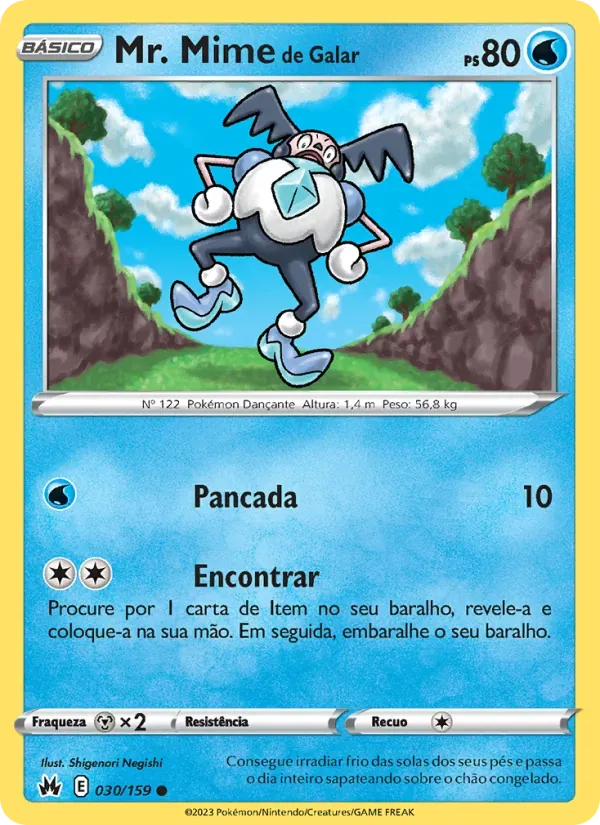 Mr. Mime de Galar 030/159 Realeza Absoluta